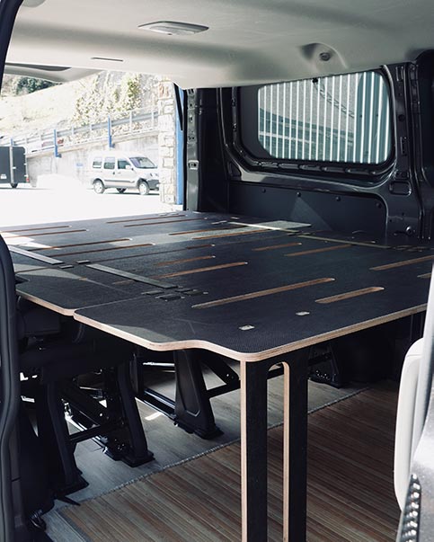 Camperlove Inicio Supercompact Cama Camper Ford Custom Transit