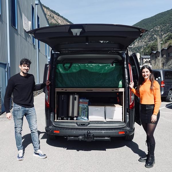 Camperlove Inicio Supercompact Cama Camper Ford Custom Transit Raquel Lisbona